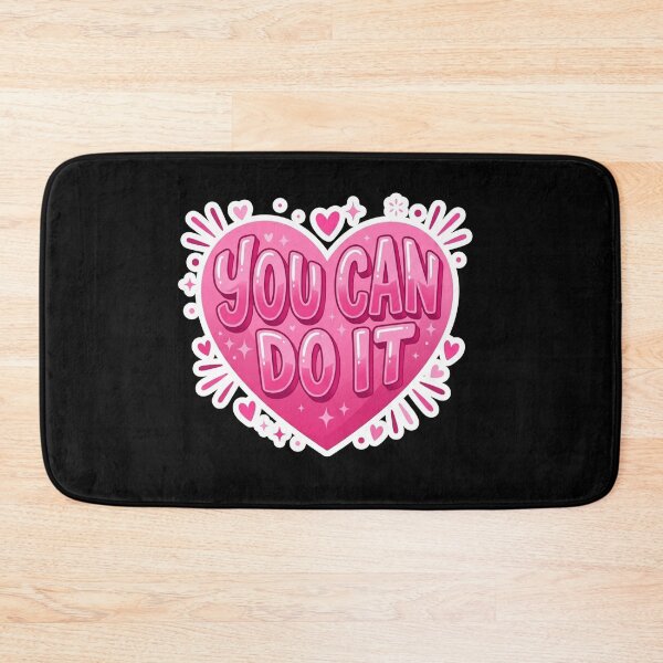 Item preview, You Can Do It Motivational Heart designed and sold by Owcomm.
