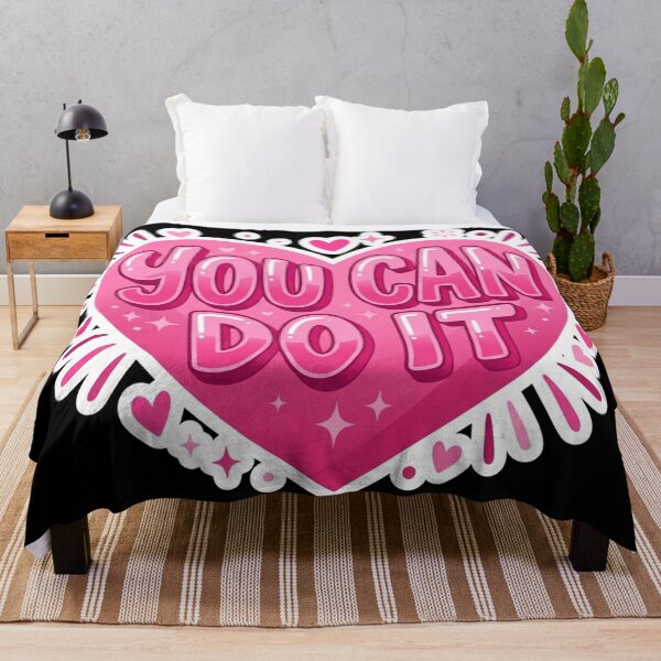 Item preview, You Can Do It Motivational Heart designed and sold by Owcomm.