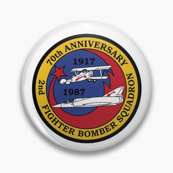 Item preview, Belgian Air Force 2nd Fighter Bomber Squadron 70th Anniversary Commemorative Emblem designed and sold by CharlieDesings.