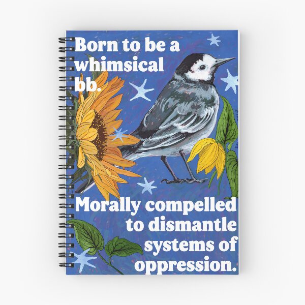 Item preview, Born to be a whimsical bb Morally compelled to dismantle systems of oppression designed and sold by fabfeminist.