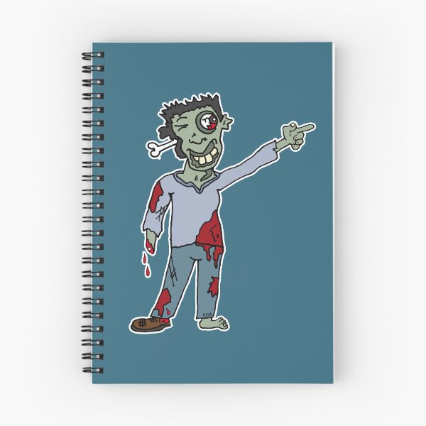 Item preview, Funny Zombie Pointing Finger Cartoon | Cute Spooky Halloween Meme designed and sold by MyxaART.