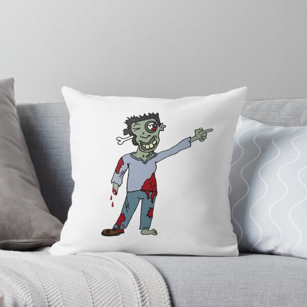 Item preview, Funny Zombie Pointing Finger Cartoon | Cute Spooky Halloween Meme designed and sold by MyxaART.