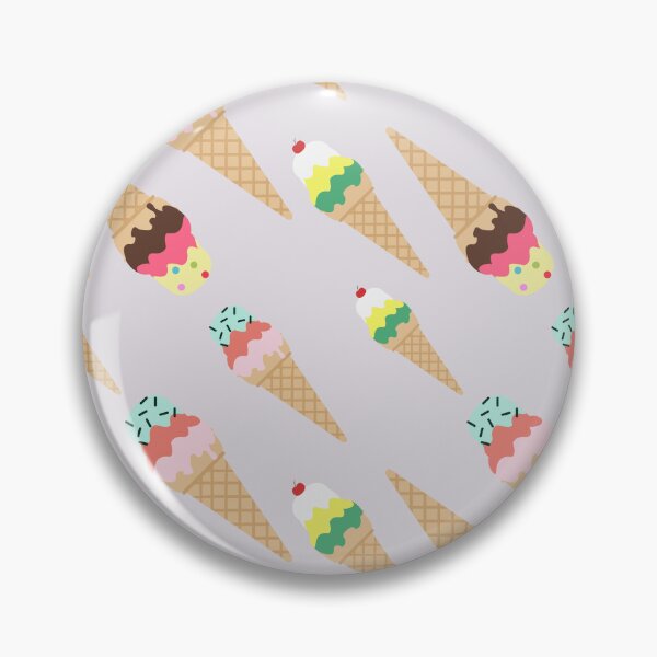 Item preview, Cute Triple Scoop Ice Cream Cones Pattern designed and sold by Nikola Dio.