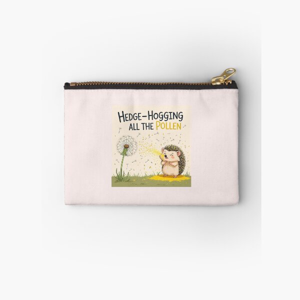 Item preview, Hedge-hogging All The Pollen Cute Sneezing Hedgehog Pun designed and sold by RareVisuals.