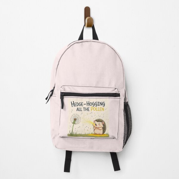 Item preview, Hedge-hogging All The Pollen Cute Sneezing Hedgehog Pun designed and sold by RareVisuals.