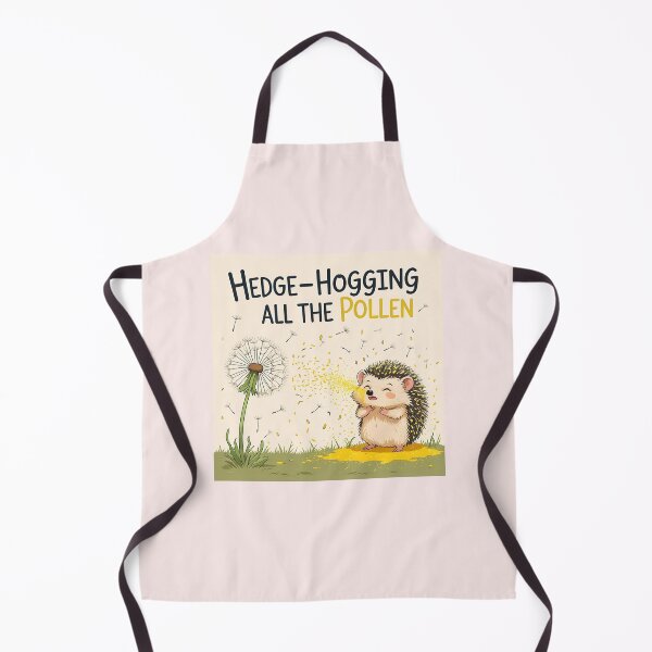 Item preview, Hedge-hogging All The Pollen Cute Sneezing Hedgehog Pun designed and sold by RareVisuals.