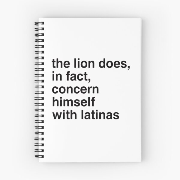 Item preview, The Lion Does In Fact Concern Himself With Latinas Funny Quote designed and sold by haitrieuic96.