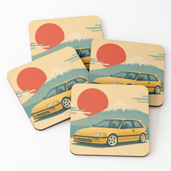 Artikelvorschau, Klassisches japanisches Auto, minimalistisch, 45° entworfen und verkauft von Traceursniper.