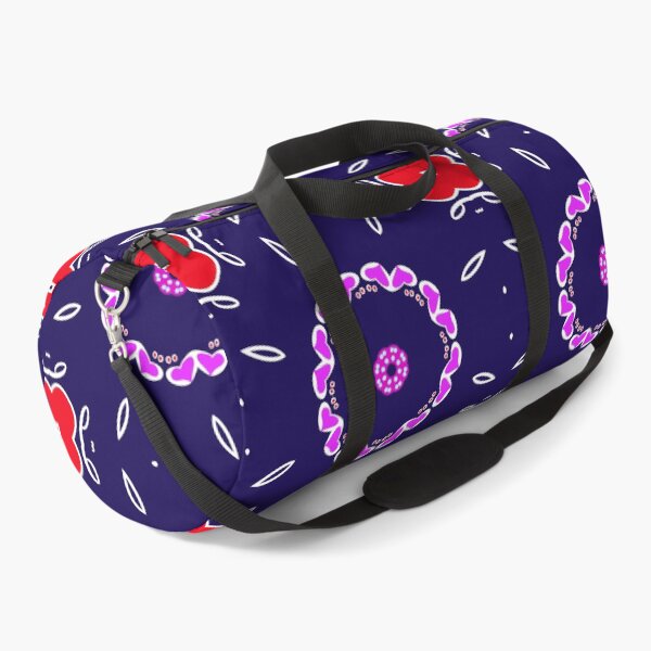 Item preview, Navy and Magenta Heart Mandala Pattern designed and sold by Tinsleybluebell.