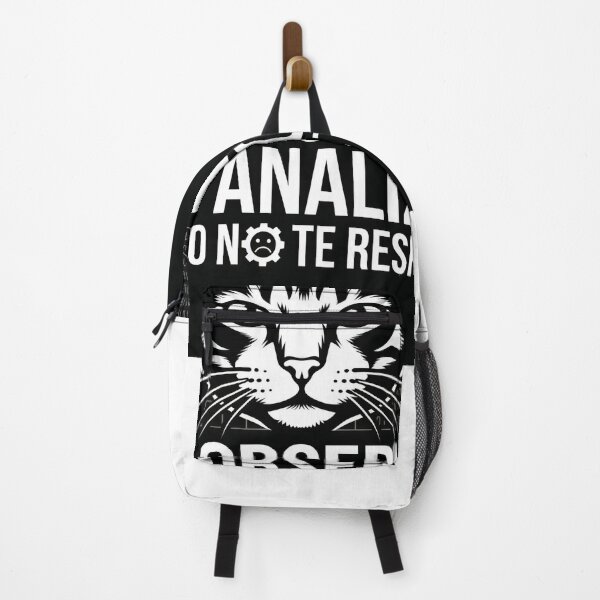 Item preview, Analytical Cat T-Shirt - "I Observe You, I Analyze You, But I Don't Respect You" designed and sold by NeonCosmos.