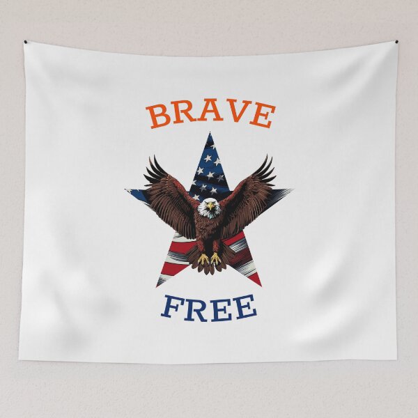 Item preview, BRAVE FREE designed and sold by SudeeshArt.