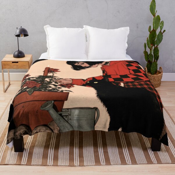 Item preview, T-Shirt - Sticker - Gardening Goth Girl: Roses and Shadows designed and sold by ForeverPrintsOK.