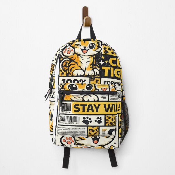 Item preview, Cute Tiger Kawaii Streetwear Collage Y2K Graphic Design designed and sold by M.Store.