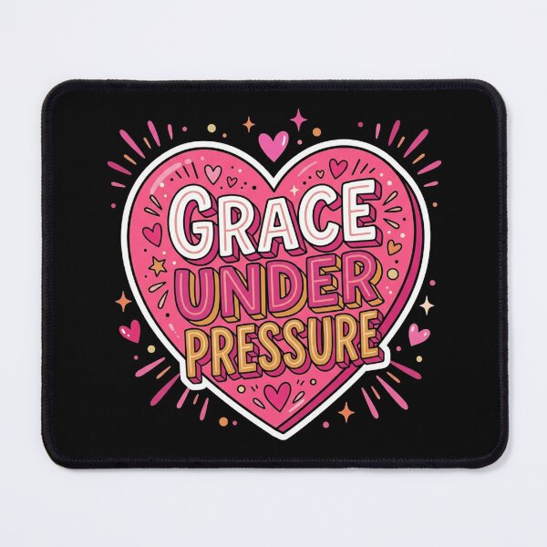 Item preview, Grace Under Pressure Heart Motivation designed and sold by Owcomm.