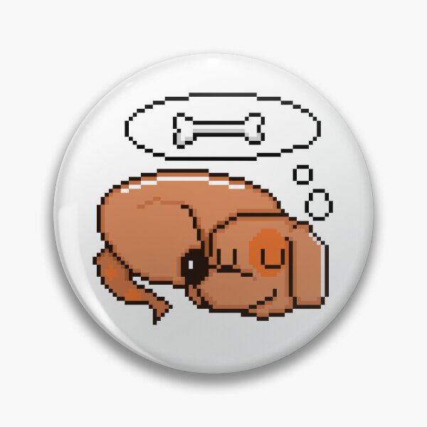 Item preview, Sleeping Dog Kawaii Cozy Retro Sticker designed and sold by RetroRlx.
