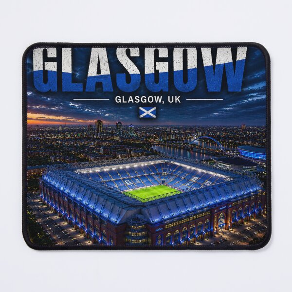 Item preview, Glasgow Sports Stadium Heritage – Royal Blue Edition designed and sold by globetrottergfx.
