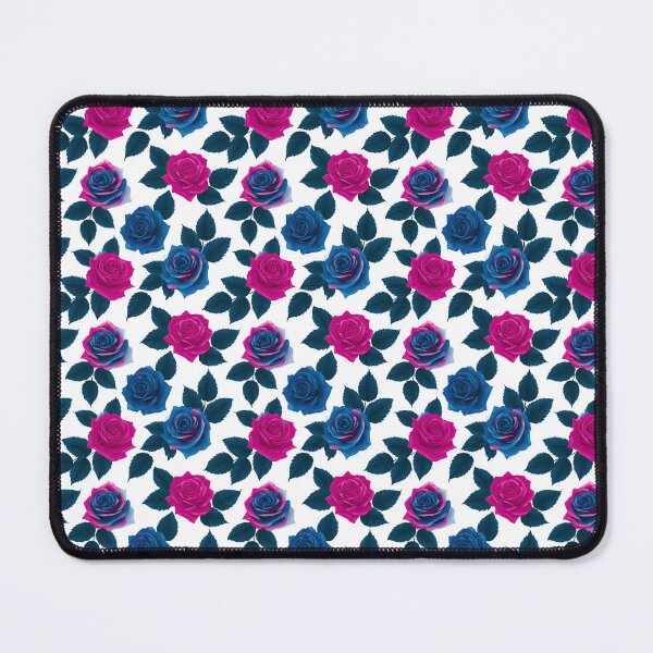Item preview, Abstract Pink Blue And Purple Rose Petal Pattern designed and sold by igraphixart.