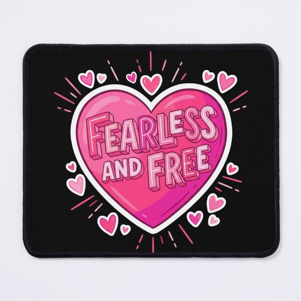 Item preview, Fearless and Free Pink Heart designed and sold by Owcomm.