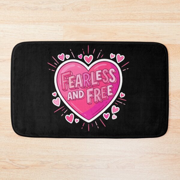 Item preview, Fearless and Free Pink Heart designed and sold by Owcomm.