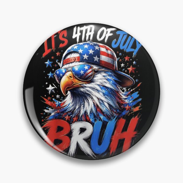 Item preview, It's 4th Of July Bruh Patriotic Bald Eagle American Flag Sunglasses designed and sold by haitrieuic96.