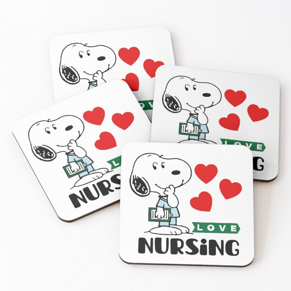 Item preview, I love Nursing Snoopy designed and sold by juliaberdugo.