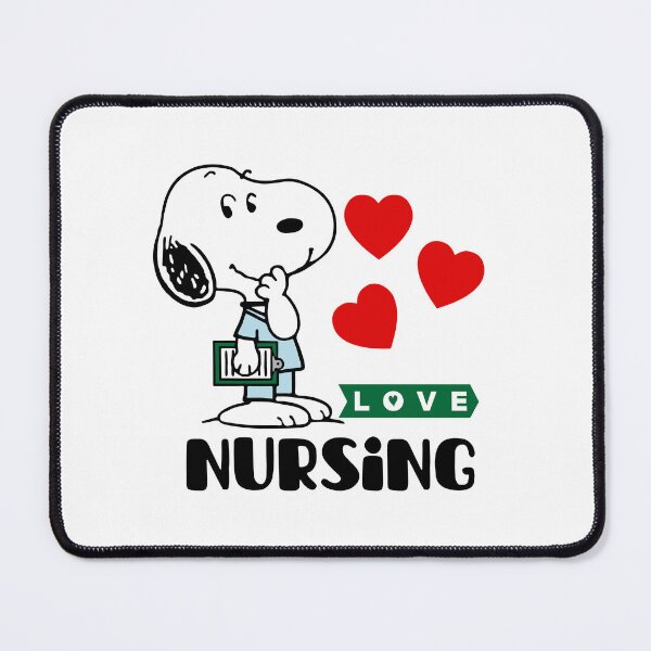 Item preview, I love Nursing Snoopy designed and sold by juliaberdugo.