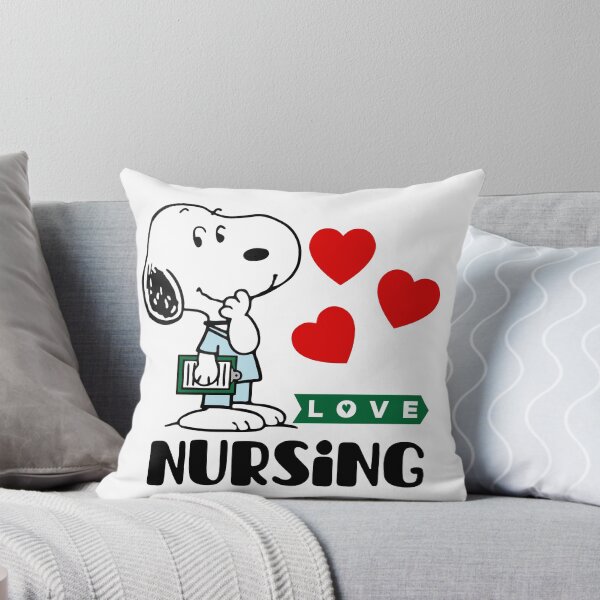 Item preview, I love Nursing Snoopy designed and sold by juliaberdugo.