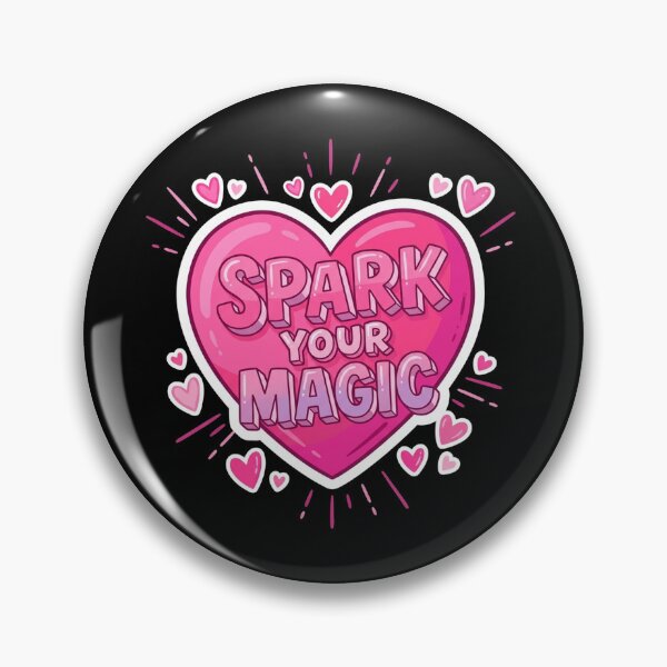 Item preview, Spark Your Magic Pink Heart designed and sold by Owcomm.