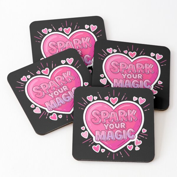 Item preview, Spark Your Magic Pink Heart designed and sold by Owcomm.