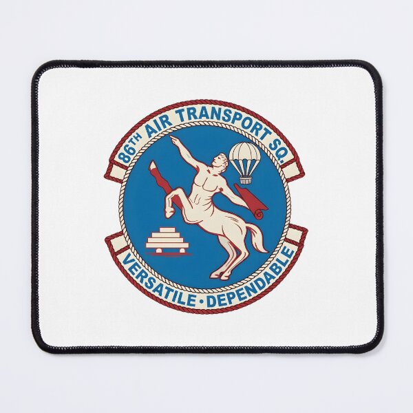 Item preview, US Air Force 86th Air Transport Squadron "Versatile • Dependable" Emblem designed and sold by CharlieDesings.