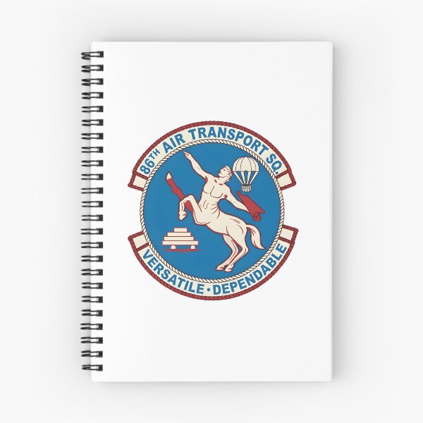 Item preview, US Air Force 86th Air Transport Squadron "Versatile • Dependable" Emblem designed and sold by CharlieDesings.