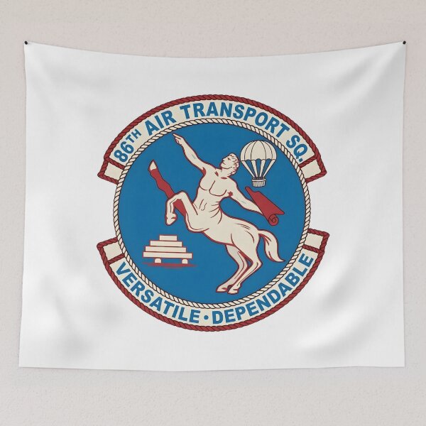 Item preview, US Air Force 86th Air Transport Squadron "Versatile • Dependable" Emblem designed and sold by CharlieDesings.