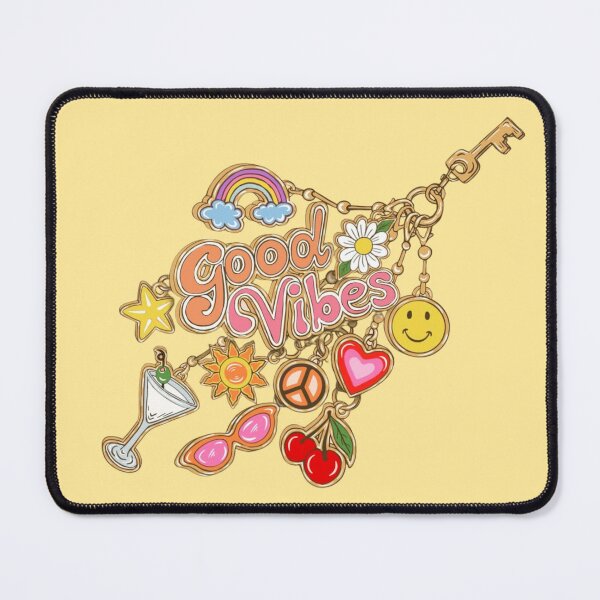 Item preview, Good Vibes Retro Bag Purse Charm Key Chain designed and sold by Taçiana  Estrela.