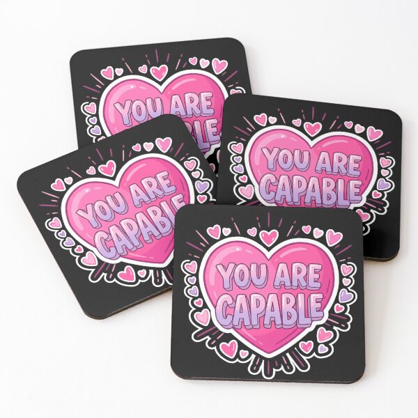 Item preview, You Are Capable Heart Motivation designed and sold by Owcomm.