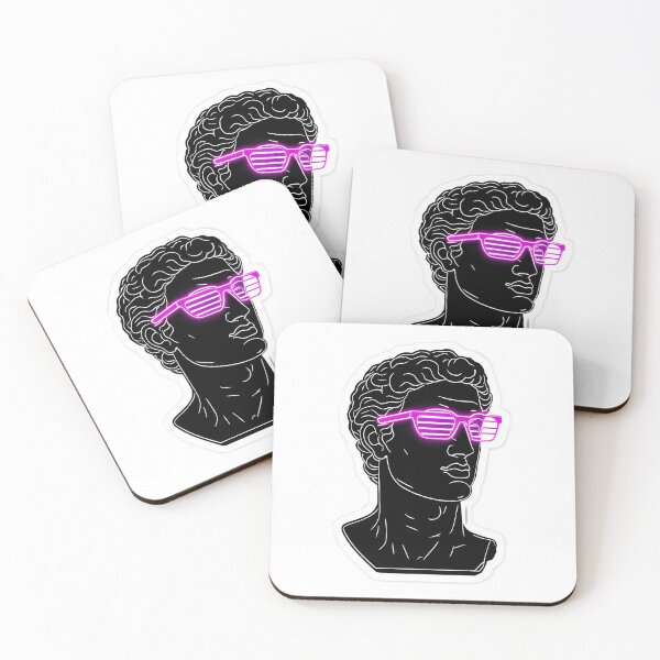 Item preview, Greek Statue Bust with Neon Sunglasses designed and sold by 77Clover.