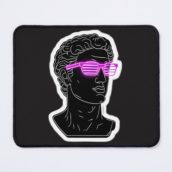 Item preview, Greek Statue Bust with Neon Sunglasses designed and sold by 77Clover.