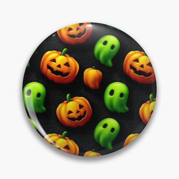 Item preview, Large Scale Cute Jack O Lantern And Ghost Halloween Pattern designed and sold by igraphixart.
