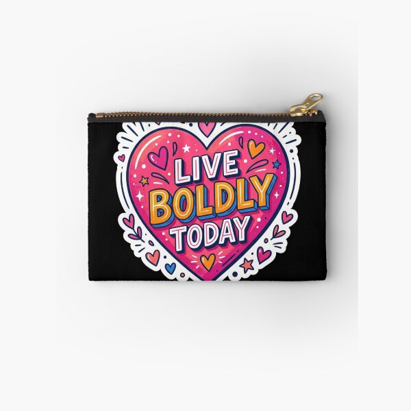 Item preview, Live Boldly Today Heart Illustration designed and sold by Owcomm.
