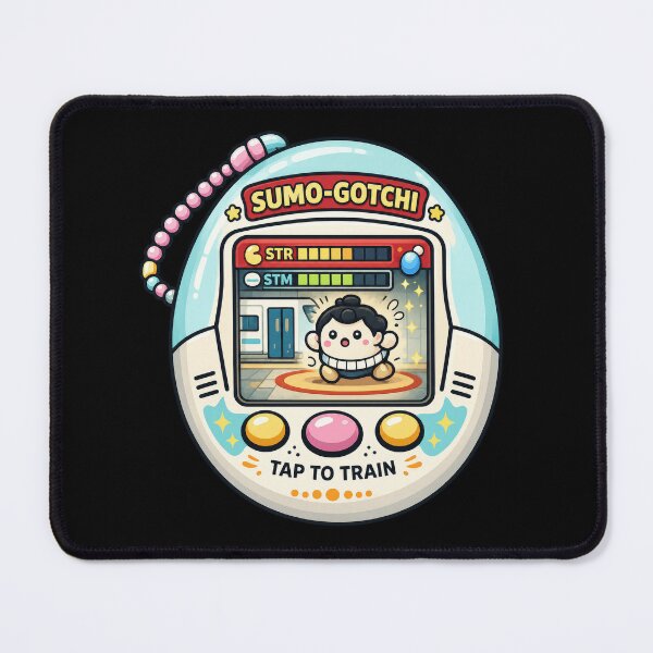 Item preview, Japan Travel Virtual Pet Sumo Training Gotchi designed and sold by TheTrendsDesk.