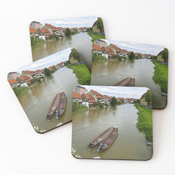Item preview, Bamberg Bavaria Regnitz River Painting Effect Art designed and sold by Vac1.