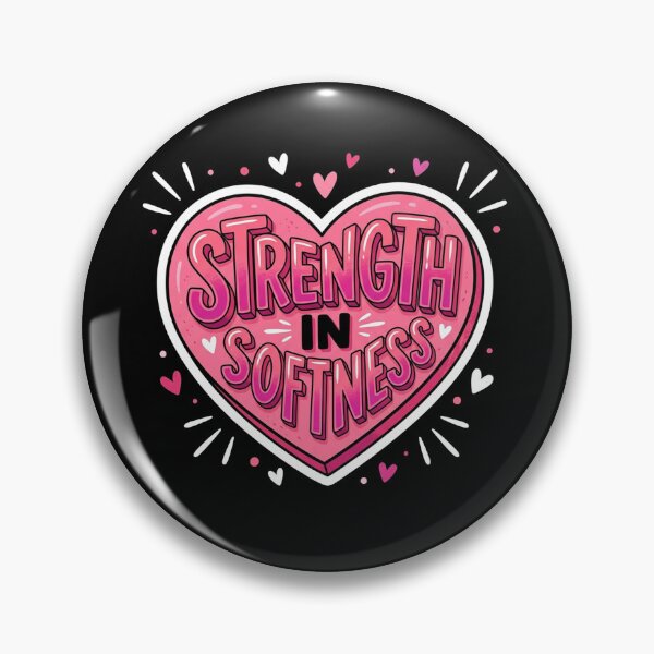 Item preview, Strength in Softness Heart Quote designed and sold by Owcomm.