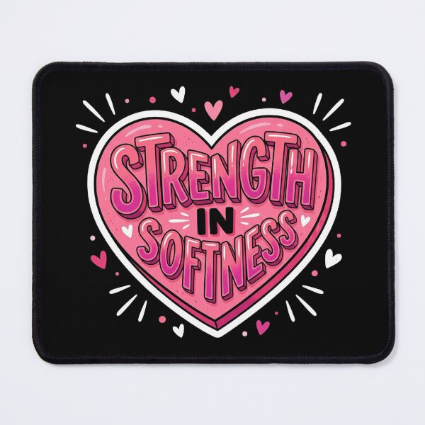 Item preview, Strength in Softness Heart Quote designed and sold by Owcomm.