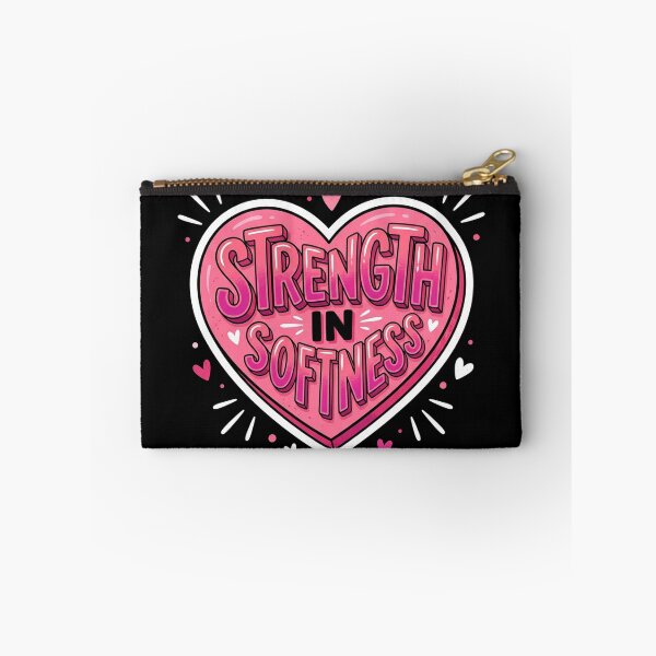 Item preview, Strength in Softness Heart Quote designed and sold by Owcomm.