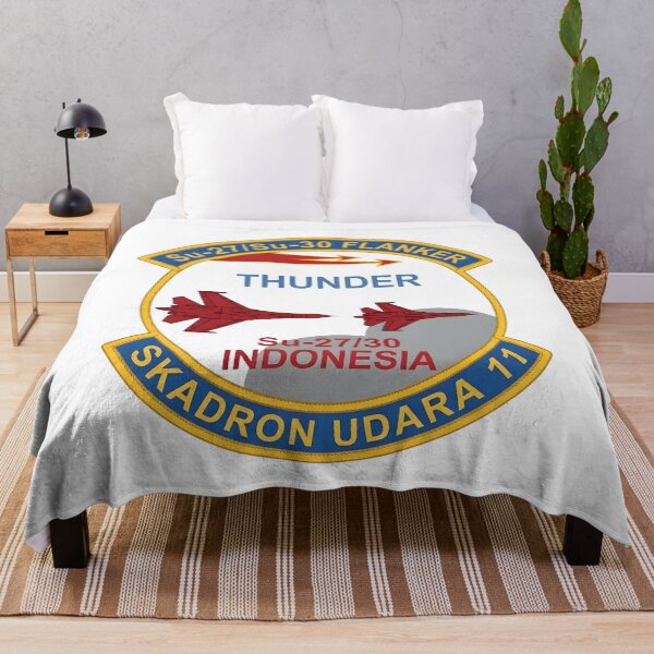Item preview, Indonesian Air Force Skadron Udara 11 "Thunder" Sukhoi Fleet Emblem designed and sold by CharlieDesings.