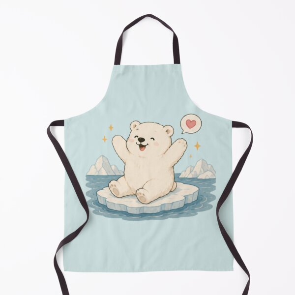 Item preview, Cute Happy Polar Bear designed and sold by MellowMunchkins.