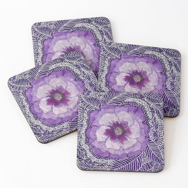 Item preview, Intricate Purple Garden designed and sold by Kimberly Sells Studio.
