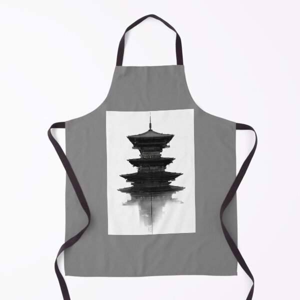Item preview, Minimalist Ink Pagoda designed and sold by Late Theory.