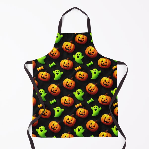 Item preview, Mixed Cute Halloween Pumpkin Ghost And Candy Pattern designed and sold by igraphixart.