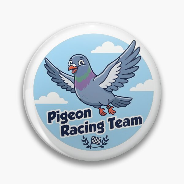 Item preview, Pigeon Racing Team | Funny Homing Pigeon Racing Gift designed and sold by Sekla-Studio.