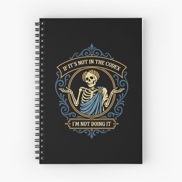 Item preview, If Its Not in the Codex Im not Doing It Funny Wargaming designed and sold by pixeptional.